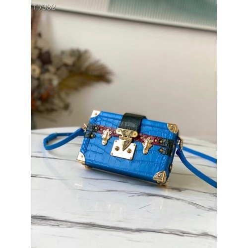 Louis vuitton original PETITE MALLE N92049 albastru