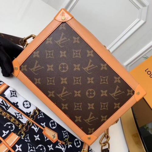 Louis vuitton original CUFAZĂ SOFT TRUNK M44478 galbenă