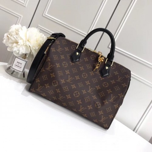Louis vuitton original SPEEDY BANDOULIERE 30 M41112 negru
