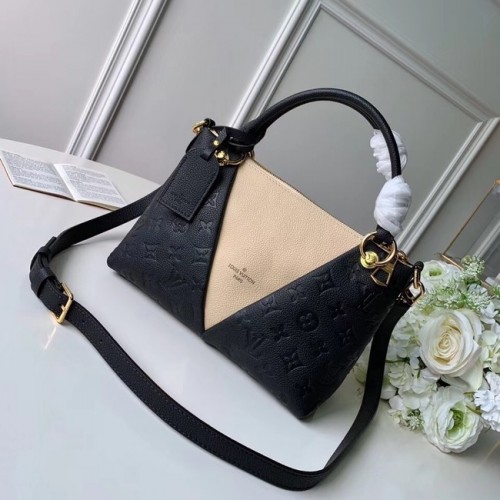 Louis Vuitton original V TOTE BB M44397 roz și bej