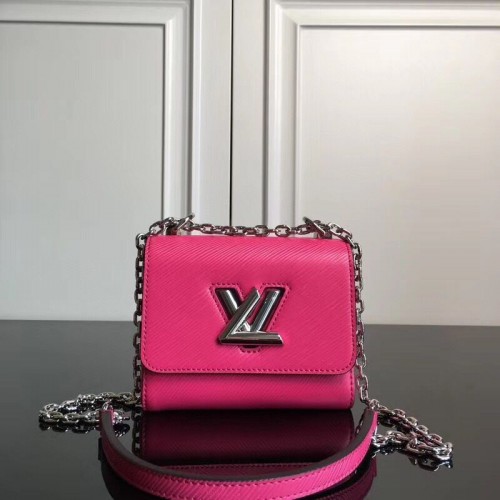 Louis vuitton geantă originală epi leather TWIST MM M66119 Rosa