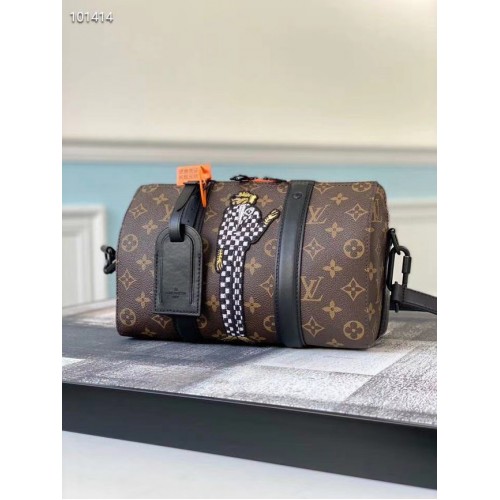 Geantă Louis Vuitton originală din piele, cu monogramă, din pânză, M45652
