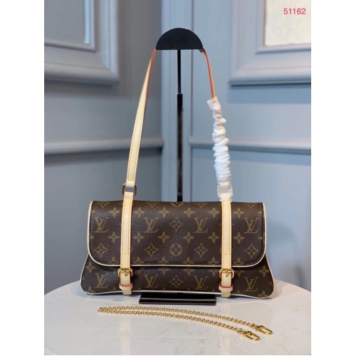 Geantă Louis Vuitton originală din piele, cu monogramă, din pânză, M51162