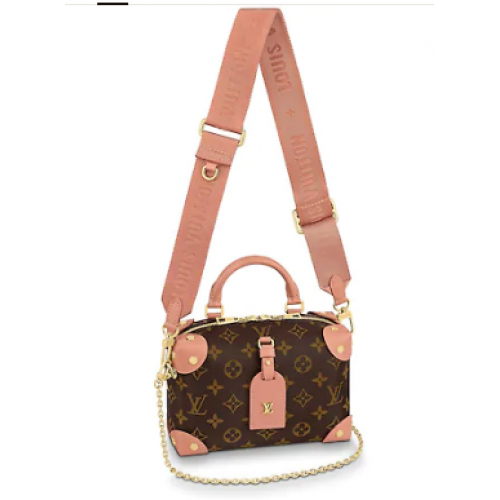 Louis vuitton geantă originală din piele MICI PUF M45531 Piersică