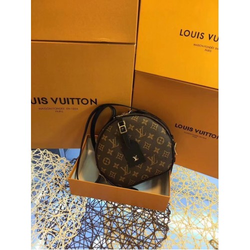 Cutie pentru pălării Louis Vuitton Monogram Canvas Soft M52294 Negru