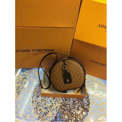 Cutie pentru pălării Louis Vuitton cu monogramă din pânză moale M52294 galbenă