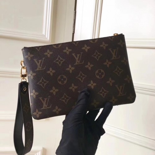 Louis Vuitton PUNGĂ CITY POUCH M63447-1 din pânză cu monogramă originală