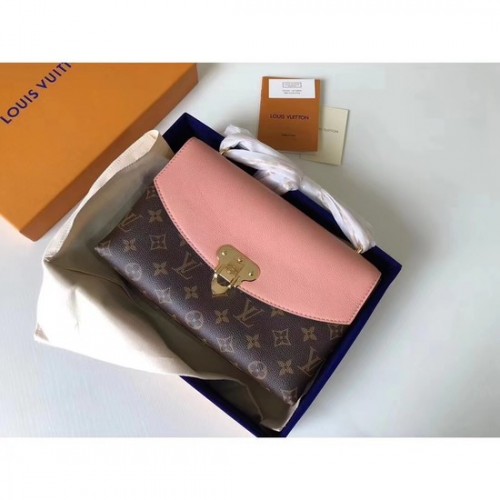 Louis vuitton pânză cu monogramă originală SAINT PLACIDE M44274 roz