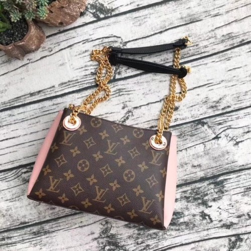 Louis vuitton geantă originală cu monogramă SURENE BB M43775 roz