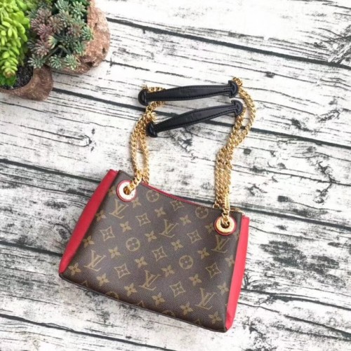 Louis vuitton original monogram pânză SURENE BB M43775 roșu