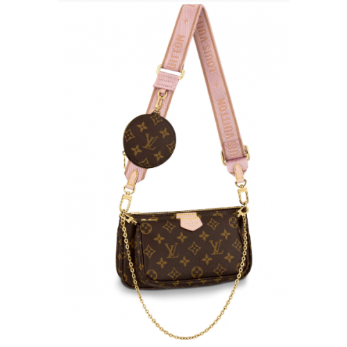 Geantă de umăr Louis Vuitton originală din pânză cu monogramă ACCESORII MULTI-BUZONETE M44813