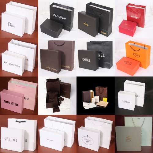 Pachet de lux pentru încălțăminte și geantă (cutie, pungă de hârtie, chitanță)