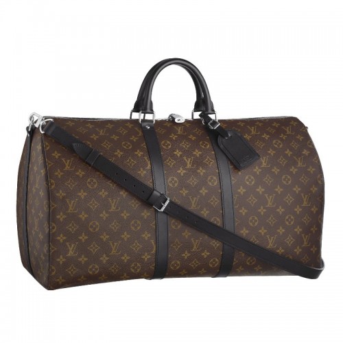 Curea Louis Vuitton Monogram Macassar Canvas Keepall 55 M56714