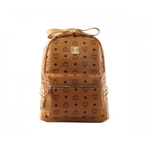 Rucsac MCM Stark din piele granulată 40123 Camel