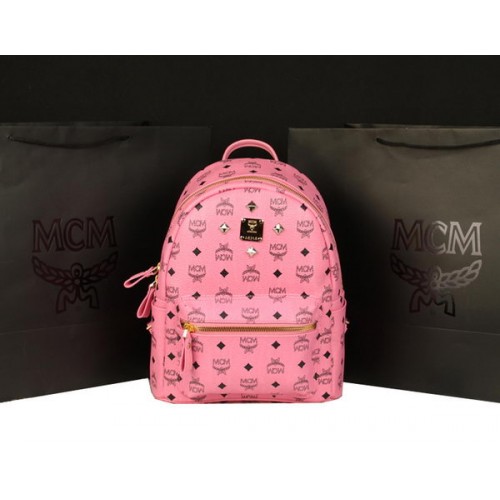 Rucsac MCM Stark mare din piele de vițel 8004 roz