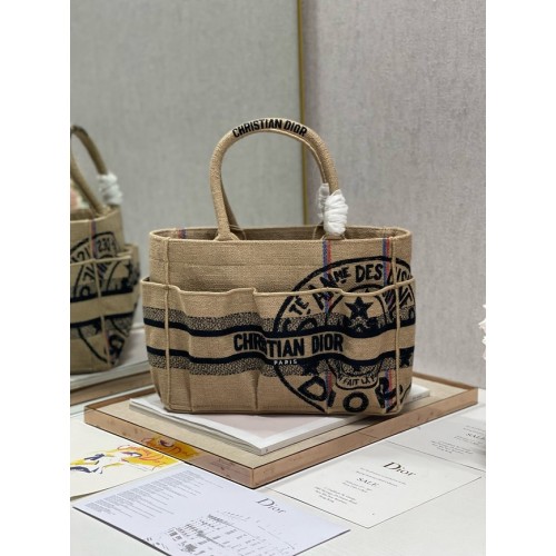 PUNGĂ DIOR BOOK TOTE MEDIE Broderie 9018