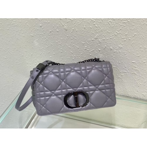 GEANTĂ DIOR CARO MEDIE Piele de miel Cannage Gradient M9242WN gri