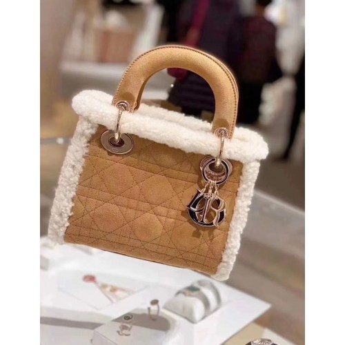 Geantă DIOR TOTE medie din piele de cămilă M8820