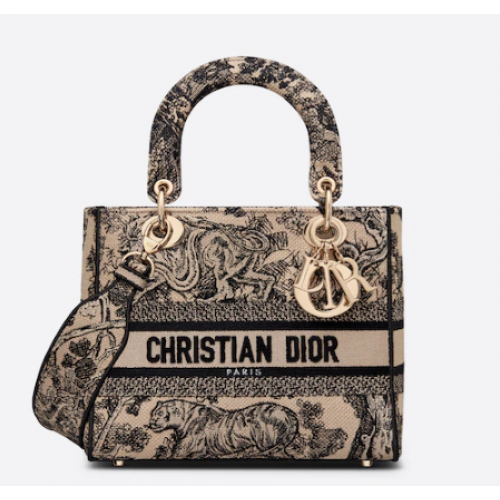 GEANT MEDIUM LADY D-LITE Broderie Toile de Jouy Maro M0565OTDT