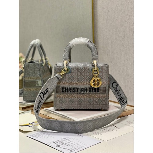 Geantă medie LADY DIOR M0565O gri