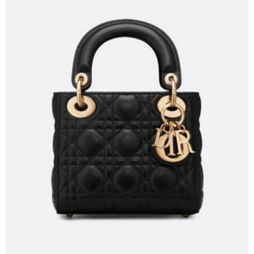 MINI LADY DIOR-TAS VAN LAMSLEER CAL44500 negru