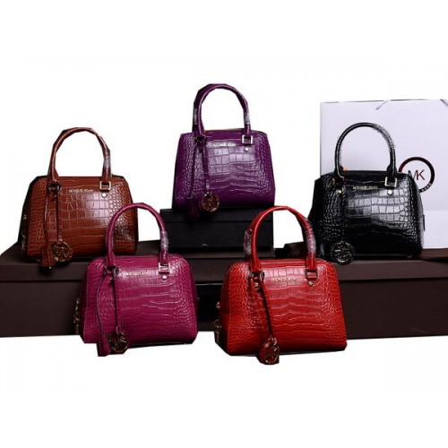 Geantă Michael Kors din piele Croco cu mâner superior MK8360