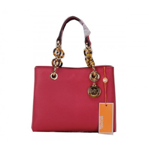 Geantă de călătorie Michael Kors Jet Set Original Leather MK0619 Roșu