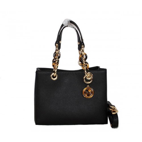 Geantă de voiaj Michael Kors Jet Set din piele Saffiano MK0917 Negru
