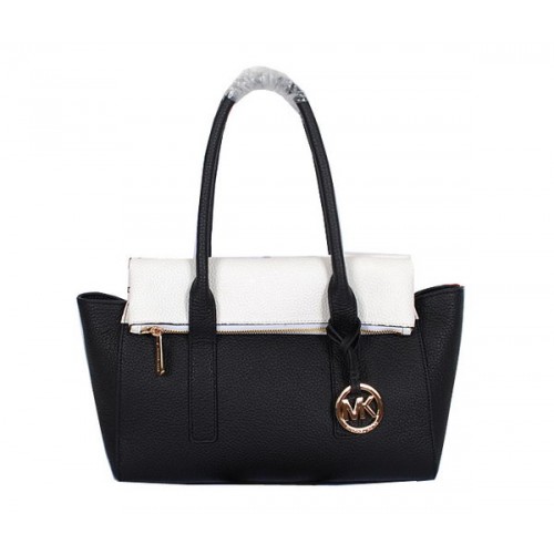 Geantă de călătorie Michael Kors Jet Set MK7799 Negru și alb
