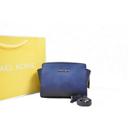 Geantă Michael Kors Mini Selma MK1869S Albastru Regal