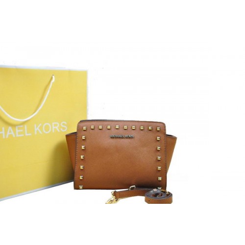 Geantă Michael Kors Mini Selma Messenger MK1888 Wheat