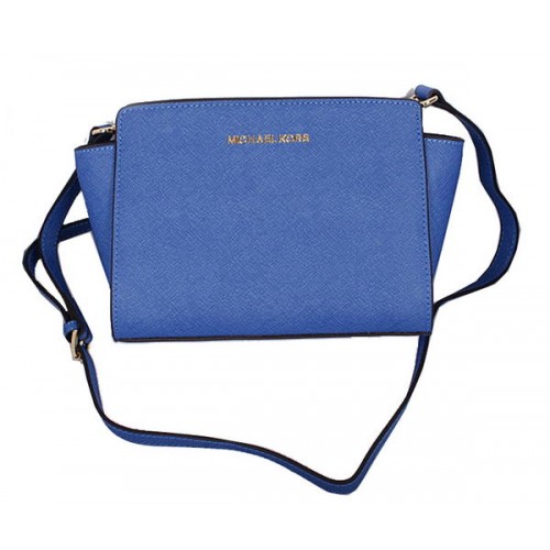 Geanta Michael Kors Mini Selma Messenger MK8710 RoyalBlue