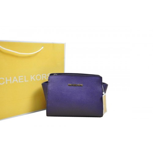 Geantă Michael Kors Mini Selma, violet