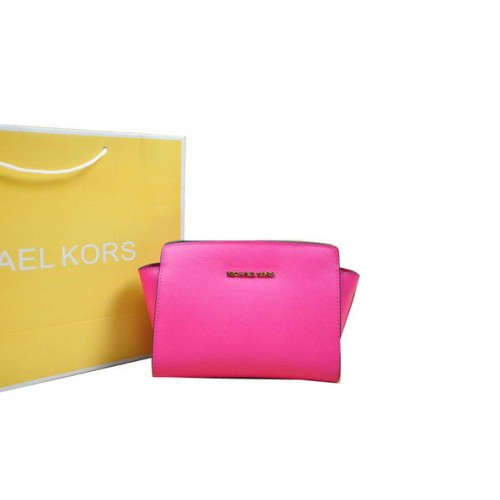 Geantă Michael Kors Mini Selma Messenger Rose