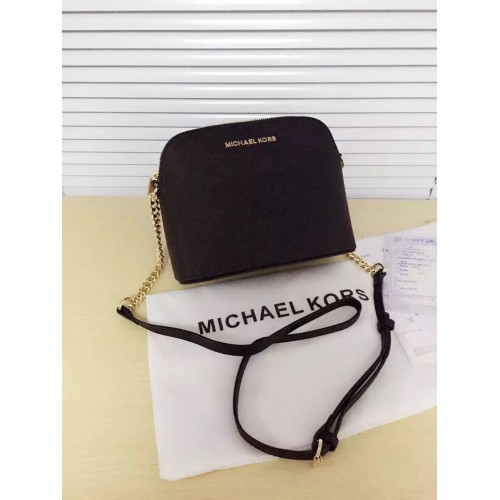 Geantă Michael Kors Original Saffiano din piele cu mâner superior MK2608 Negru