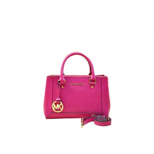 Geantă tote Michael Kors Selma Original din piele Saffiano MK1993 Roz