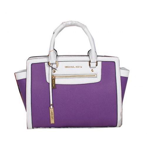 Geantă de umăr Michael Kors Sophie, piele originală, MK9025, violet
