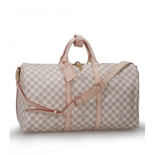 Geantă Louis Vuitton Monogram Canvas Keepall 50 cu curea de umăr N41430