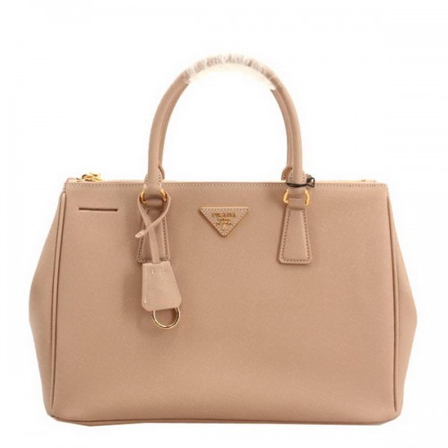 Prada BN2274 Saffiano Leather Tote Bag 33CM Apricot