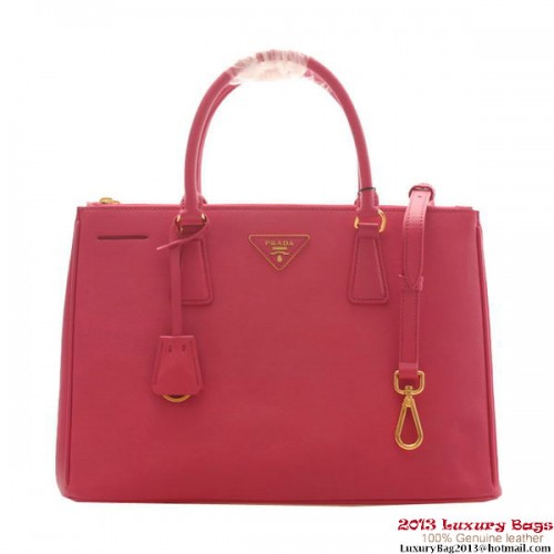 Geantă tote din piele de vițel Prada BN2274 Saffiano Rose