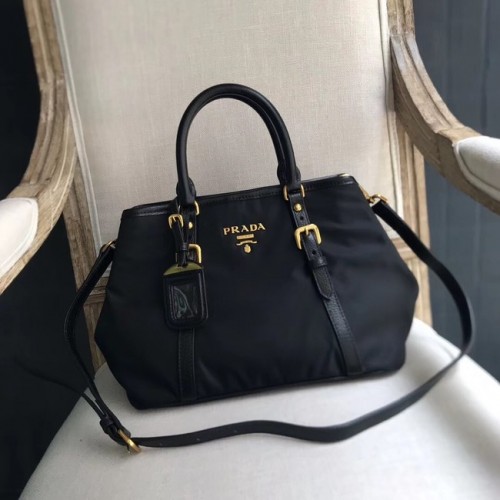 Geantă tote Prada Black Nylon BN1841 neagră