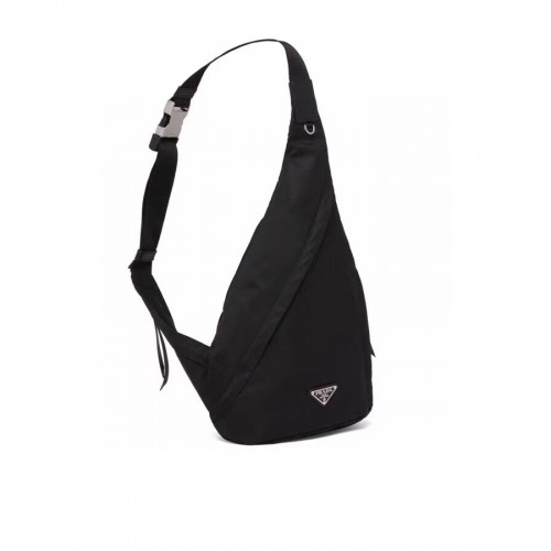 Geantă Prada din piele periată 2VH092 neagră