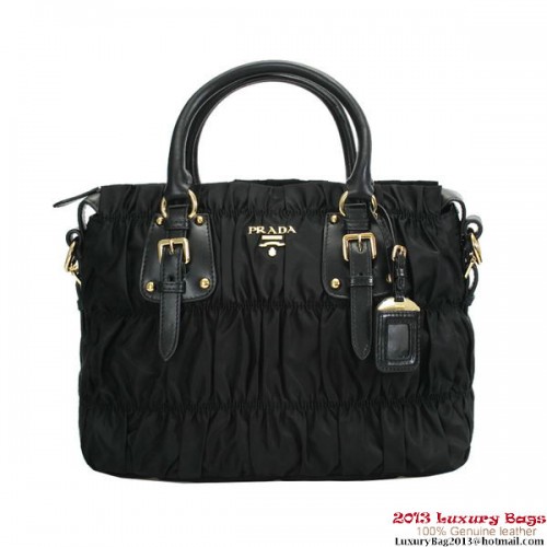 Totes Prada Gaufre Nylon Fabric BN1336 Negru
