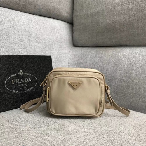 Geantă de umăr Prada Nylon 82022 caisă