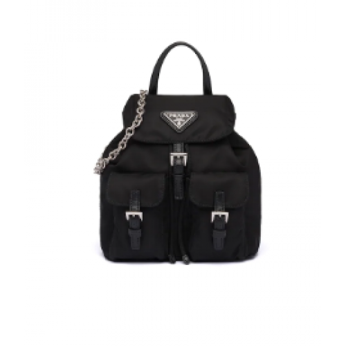 Rucsac mini Prada din nailon 1BH029 negru