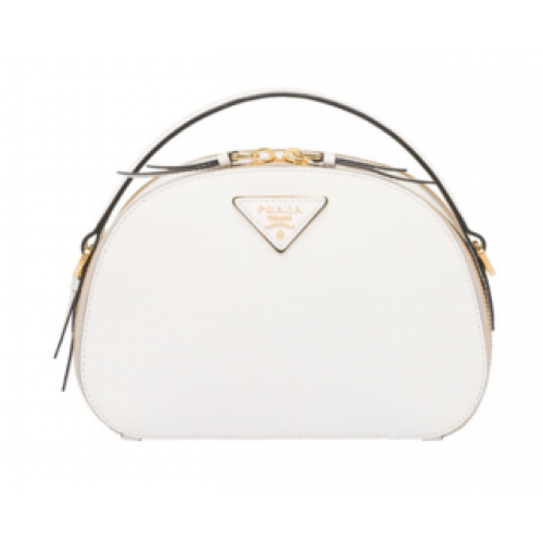 Geanta Prada Odette Saffiano Piele 1BH123 Alb