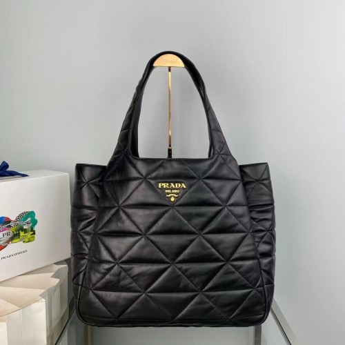Geantă tote Prada Padded nappa 1NG599 neagră