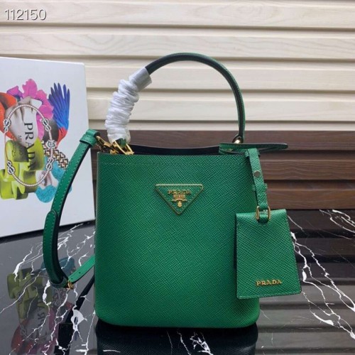 Prada Panier mică Original Saffiano Bag 1BA217 Verde