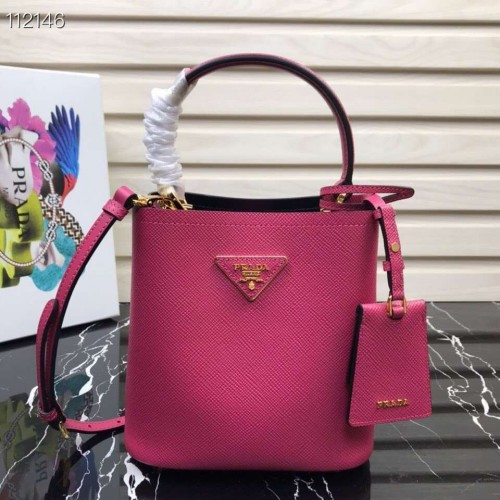 Prada Panier mică Original Saffiano Bag 1BA217 Roz
