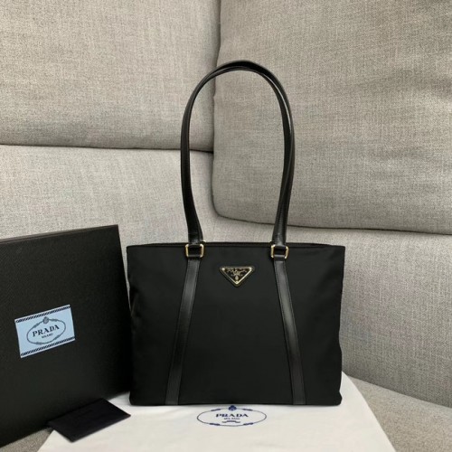Geantă tote din nailon Prada Re-Edition 2000 91743 neagră